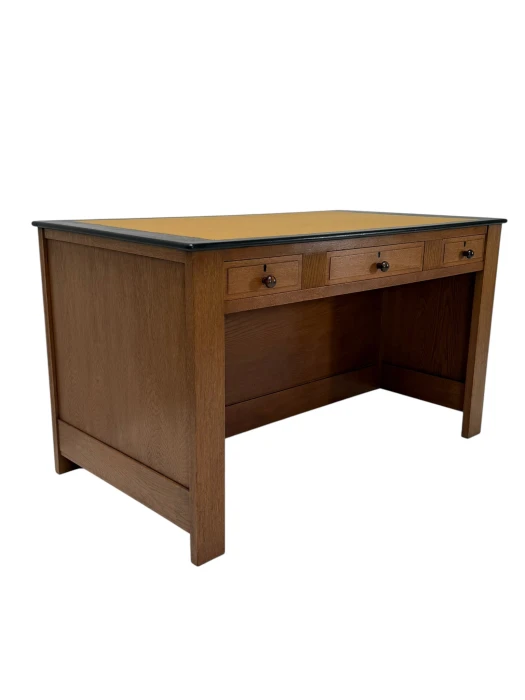 Art Deco Modernist Free-Standing Desk by J.A. Muntendam for L.O.V. Oosterbeek